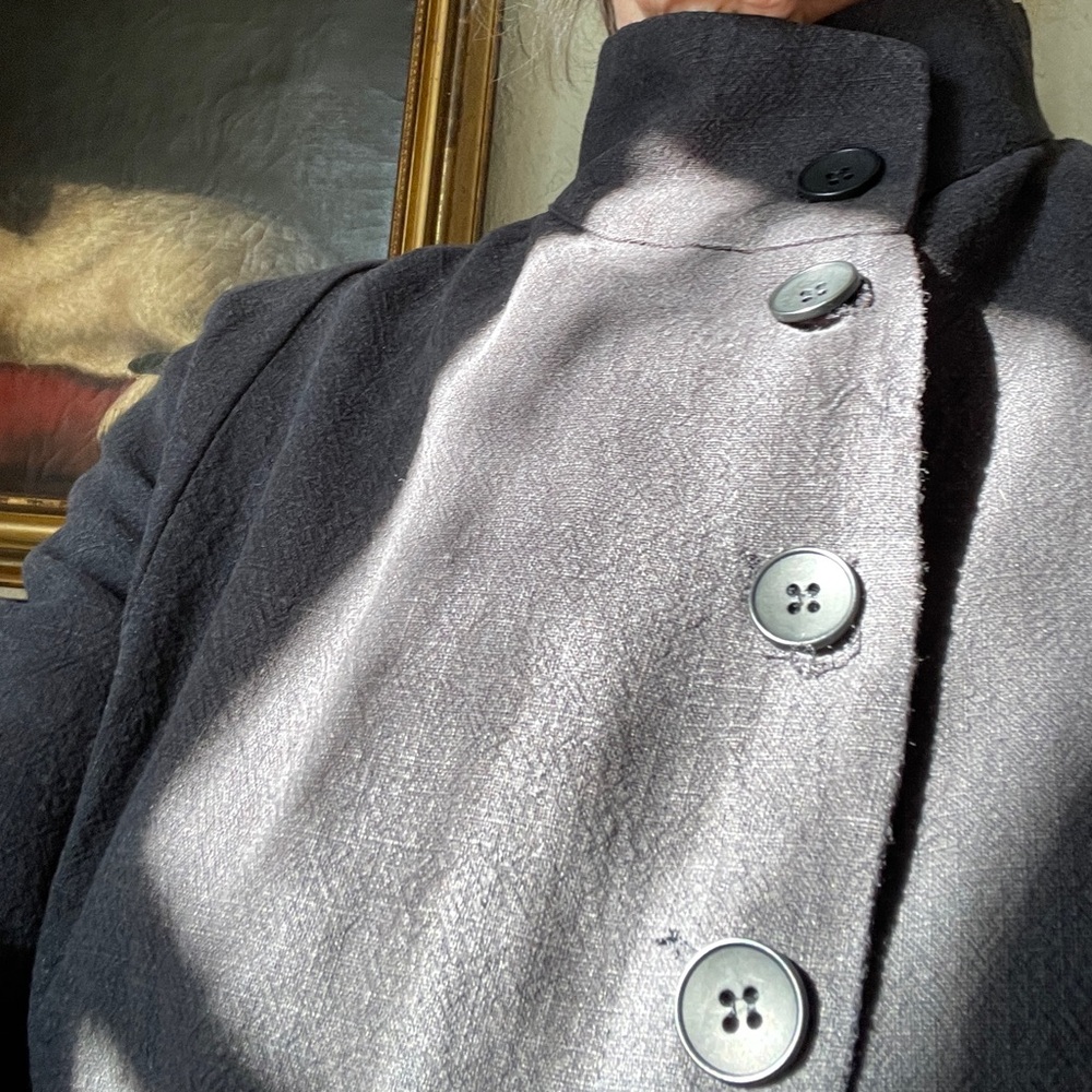 Lurdes Bergada  Black Women's Button-Up Blazer - Picture 14 of 16